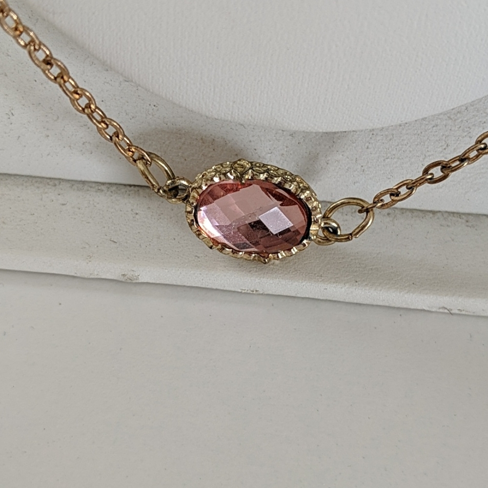 Pink Beaded Long Necklace - Picture 2 of 3